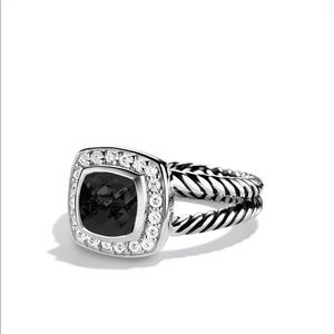 David Yurman Petite Albion Ring w Gem & Diamonds